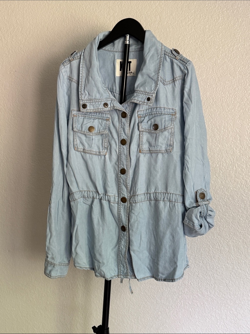 Kut From the Kloth Snap Front Shirt Large